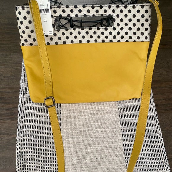 Anthropologie Textured Crossbody | Clutch NWT - Picture 3 of 9